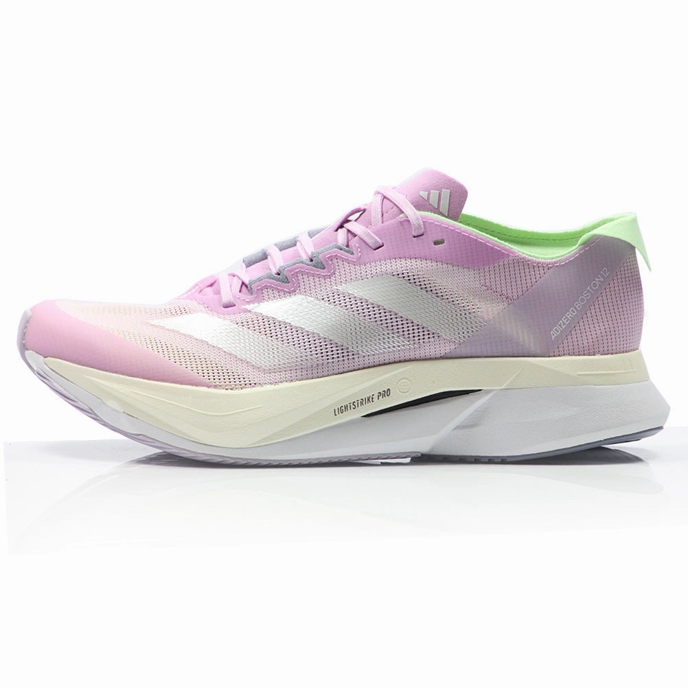 adidas Adizero Boston 12 Men's Running Shoe - Aurora Black/Zero Met/Green Spark Custom Running Shoes