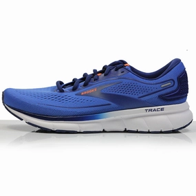 Cushioned Running Shoe Brooks Trace 2 Men's Running Shoe - Palace Blue/Blue Depths/Orange