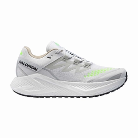 Salomon | Men's Aero Glide 3 GRVL Running Shoes - White/Ftw Silver/Green Gecko Best Running Shoe For Road And Trail