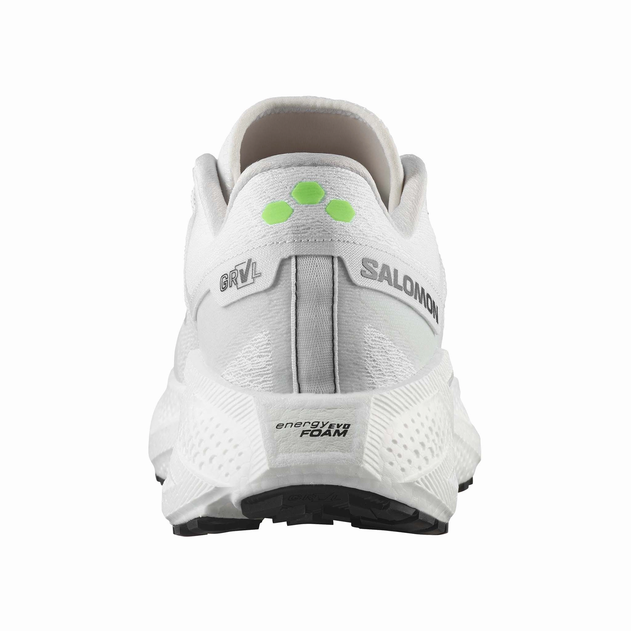 Salomon | Men's Aero Glide 3 GRVL Running Shoes - White/Ftw Silver/Green Gecko Best Shoes For Trail Running And Hiking