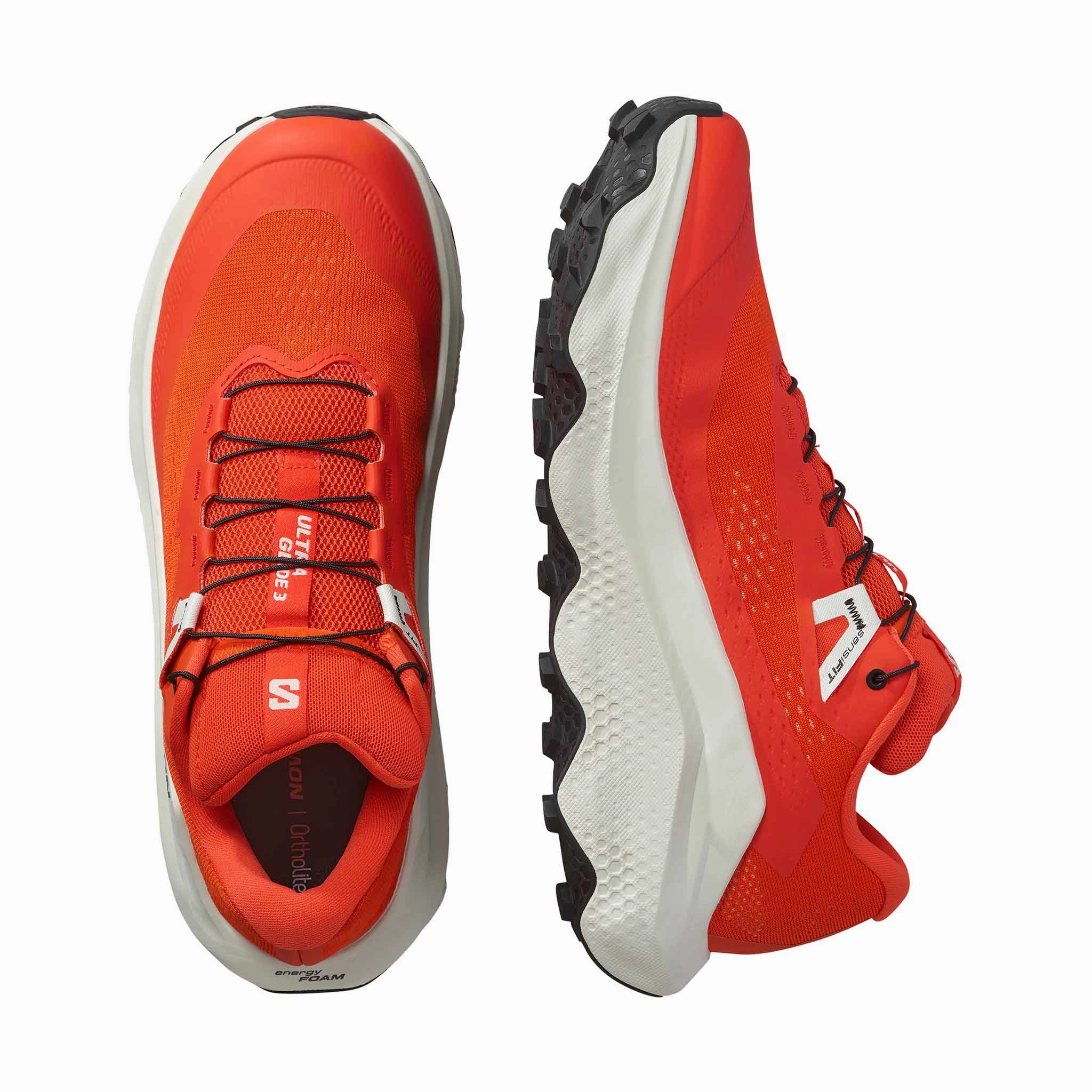 Salomon | Men's Ultra Glide 3 Running Shoes - Cherry Tomato Best Wide Fitting Trail Running Shoes