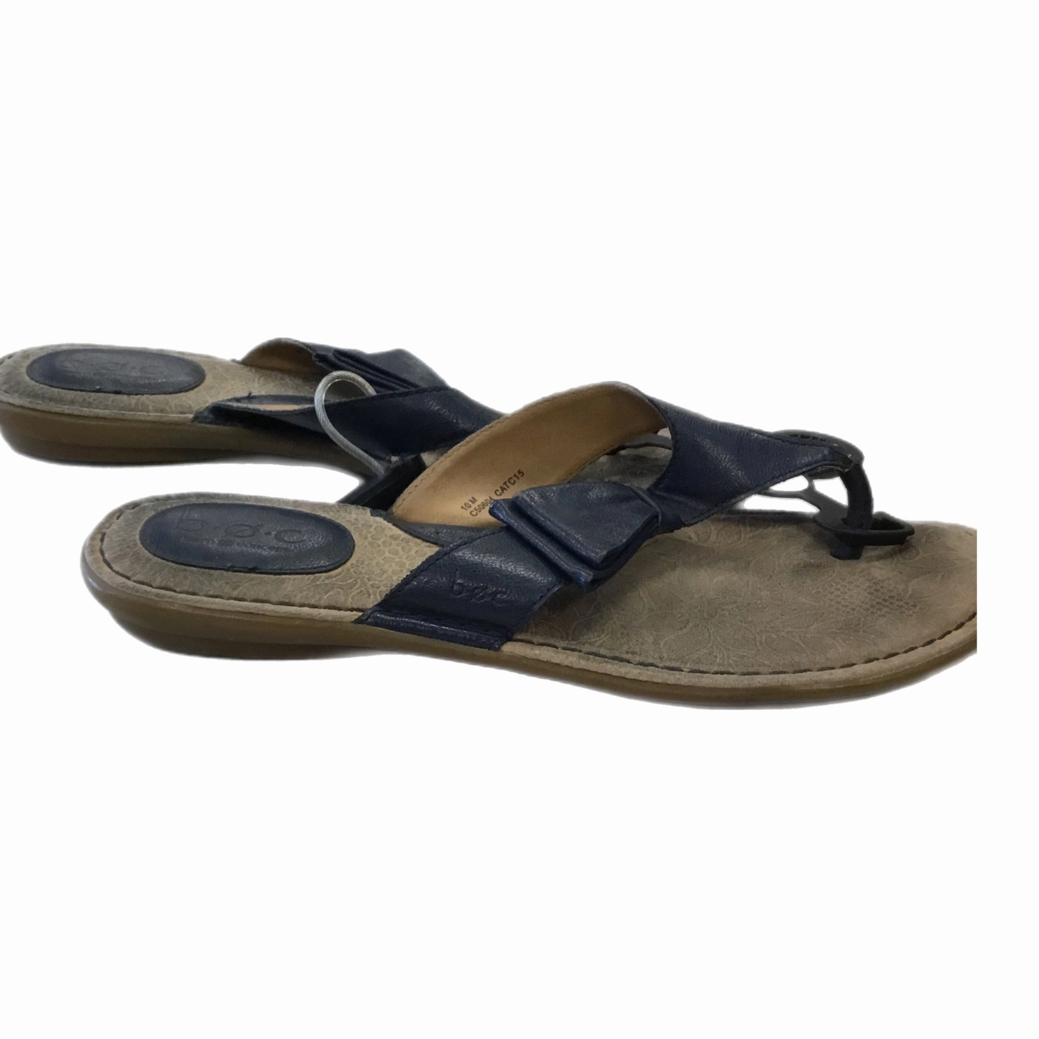 Sandals Flip Flops By Boc In Blue, Size: 10 La Flip Flops