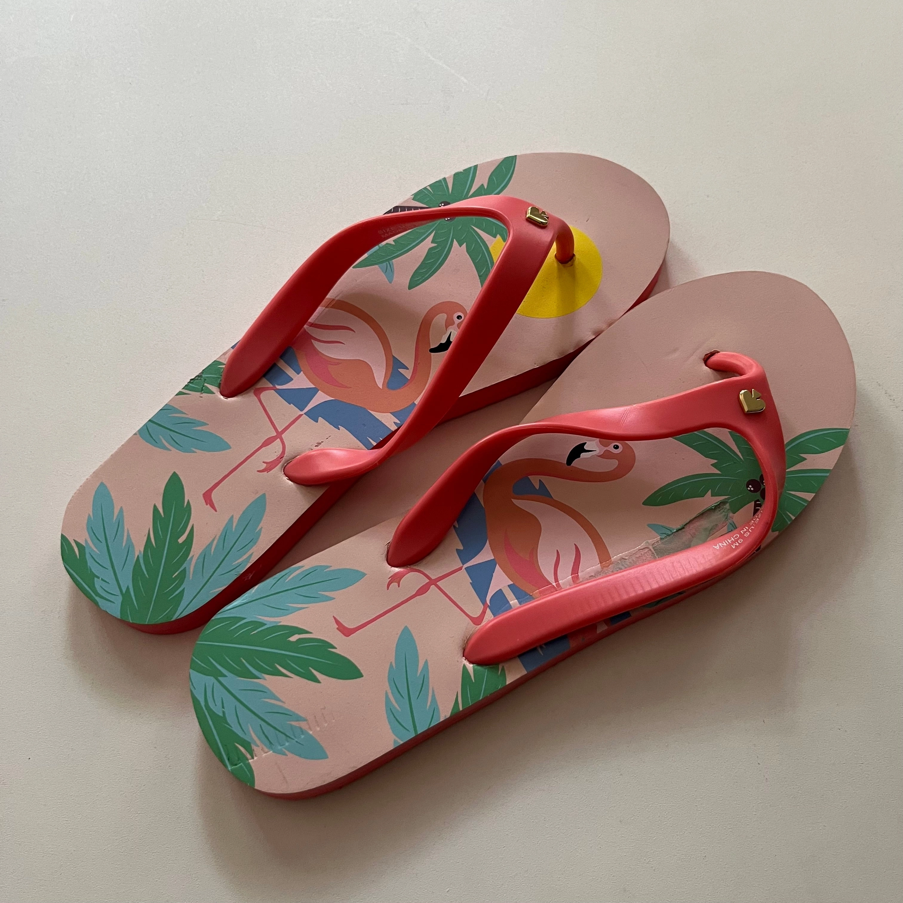 Sandals Flip Flops By Kate Spade In Pink, Size: 9 In Style Flip Flops