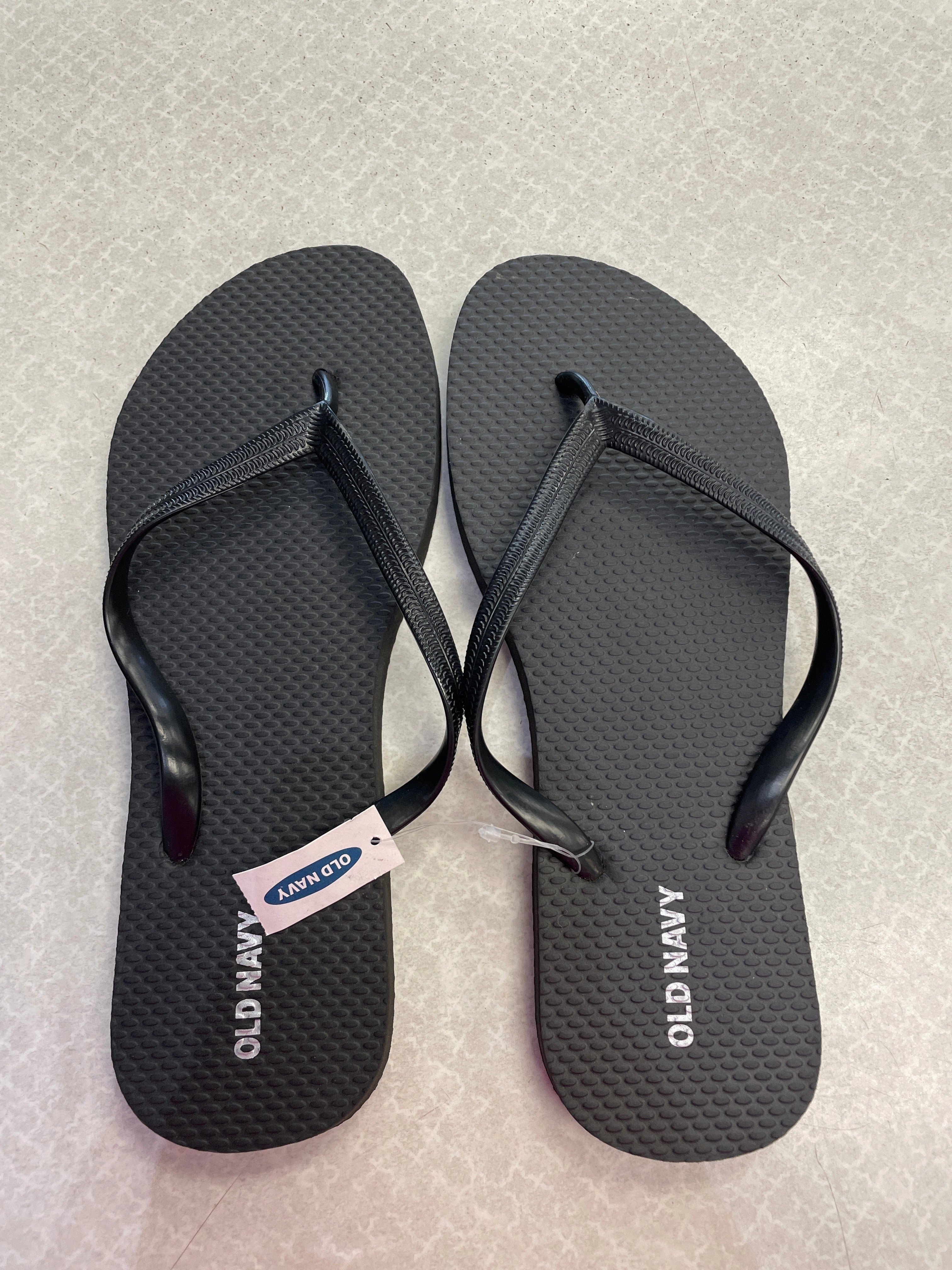 Sandals Flip Flops By Old Navy In Black, Size: 8 Mature Feet Flip Flops