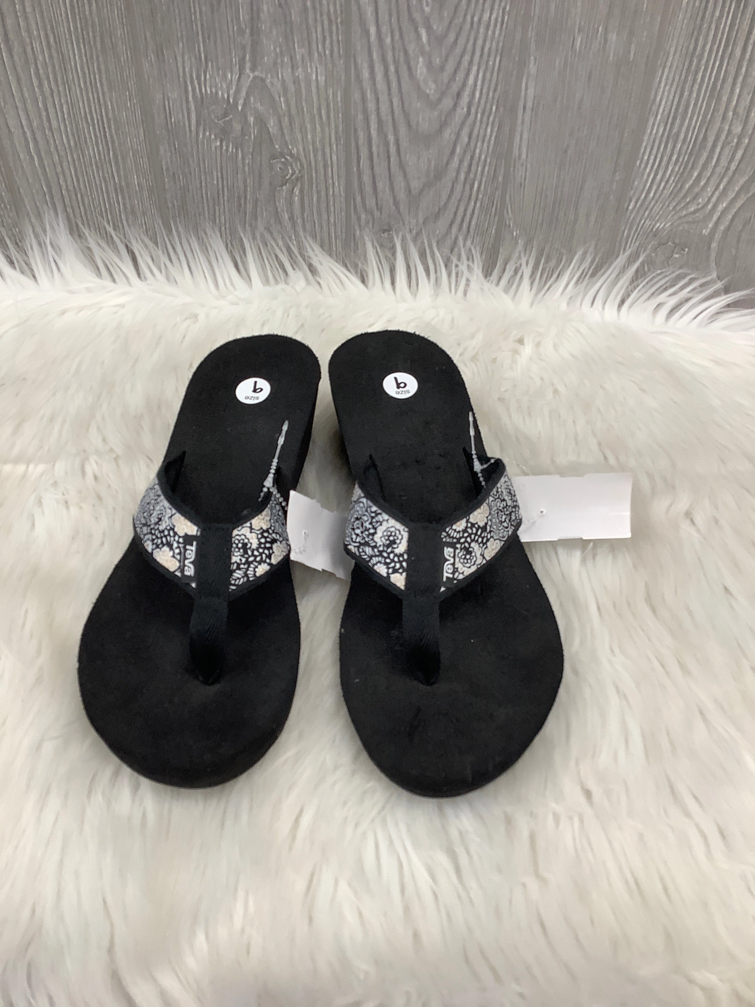 Bronx Flip Flops Sandals Flip Flops By Teva In Black, Size: 9