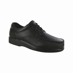Moretti Kylian Wingtip Oxfords SAS Men's Bout Time Lace Up Loafer - Black
