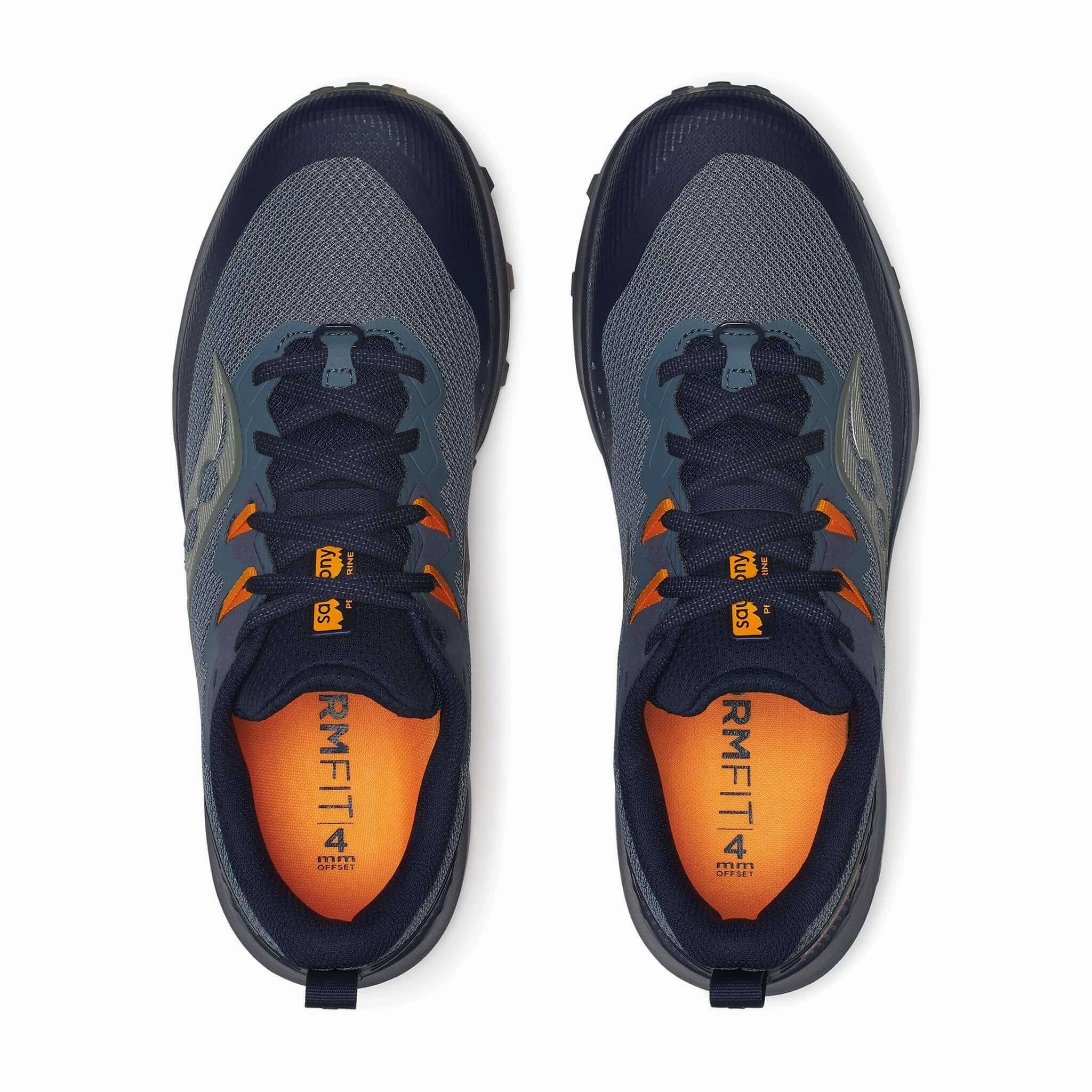 Saucony | Men's Peregrine 14 Running Shoes - Dusk/Navy Best Trail Running Shoe For Hiking