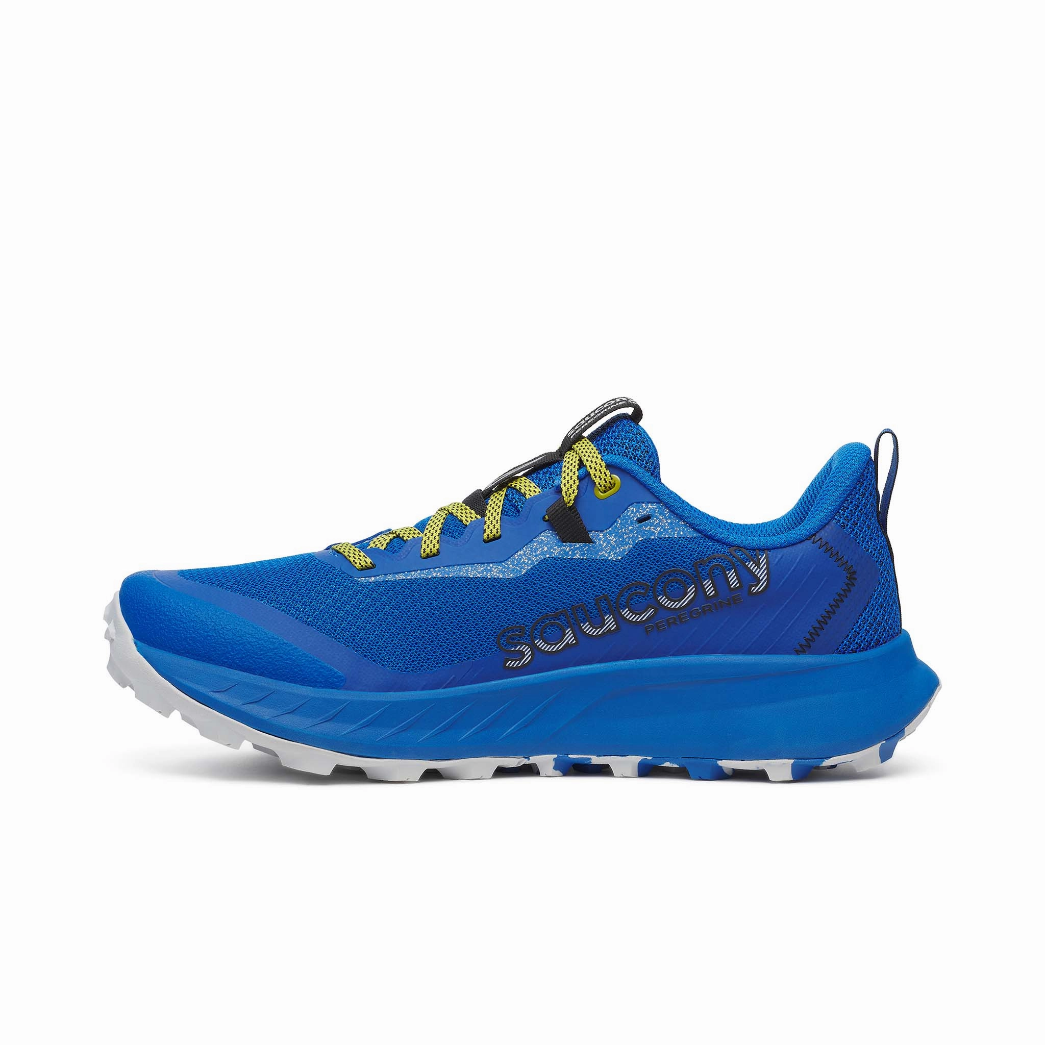 Tracefinder Trail Running Shoes Saucony | Men's Peregrine 15 Running Shoes - Skydiver/Pickle