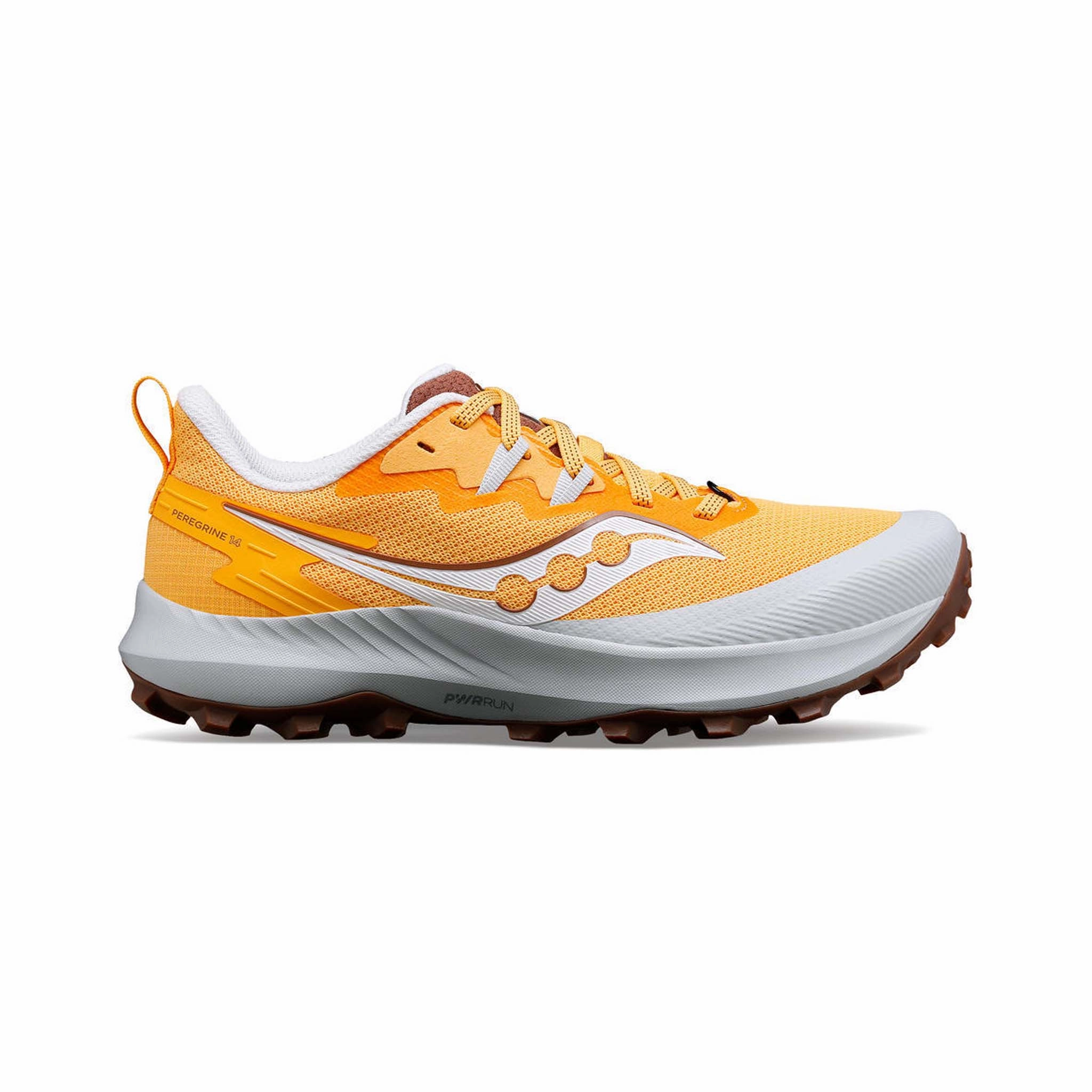 Charged Bandit Trail Storm Running Shoes Saucony | Women's Peregrine 14 Running Shoes - Flax/Clove