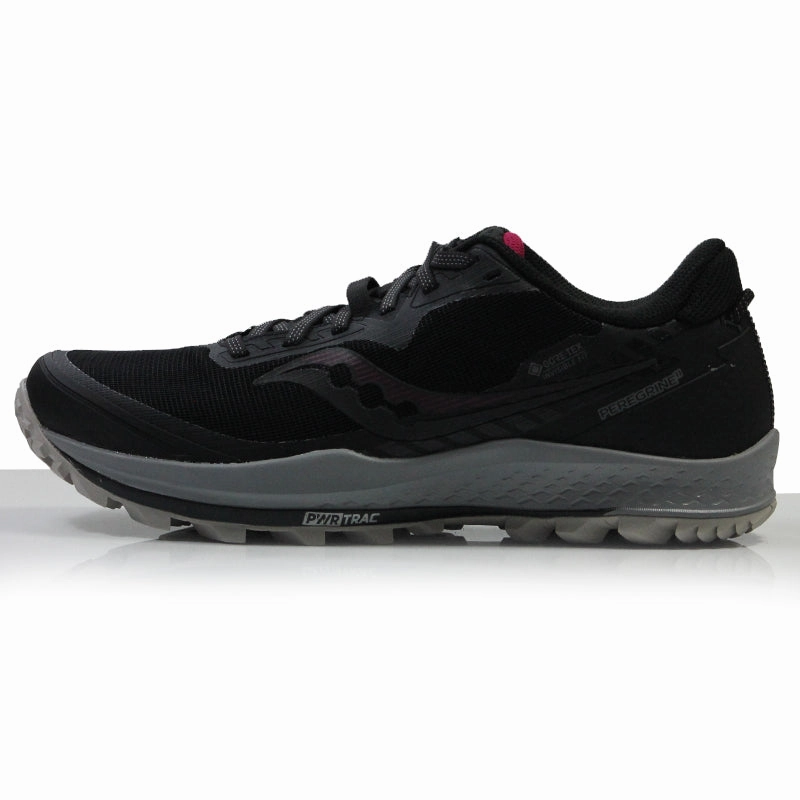 Saucony Peregrine 11 GTX Women's Trail Shoe - Black/Cherry Trail Cruiser Shoes