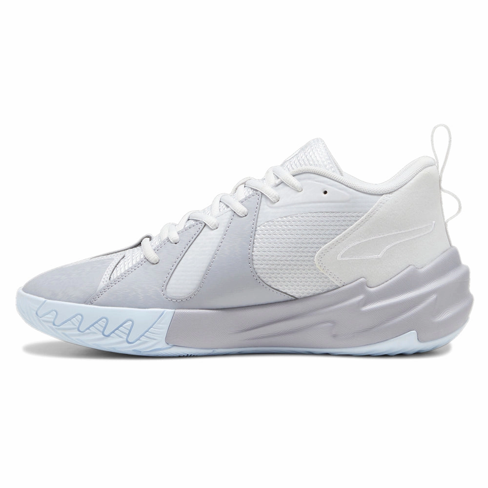 Scoot Zeros Grey Ice Basketball Shoes Puma Rebound Layup Mid Shoes Sneaker