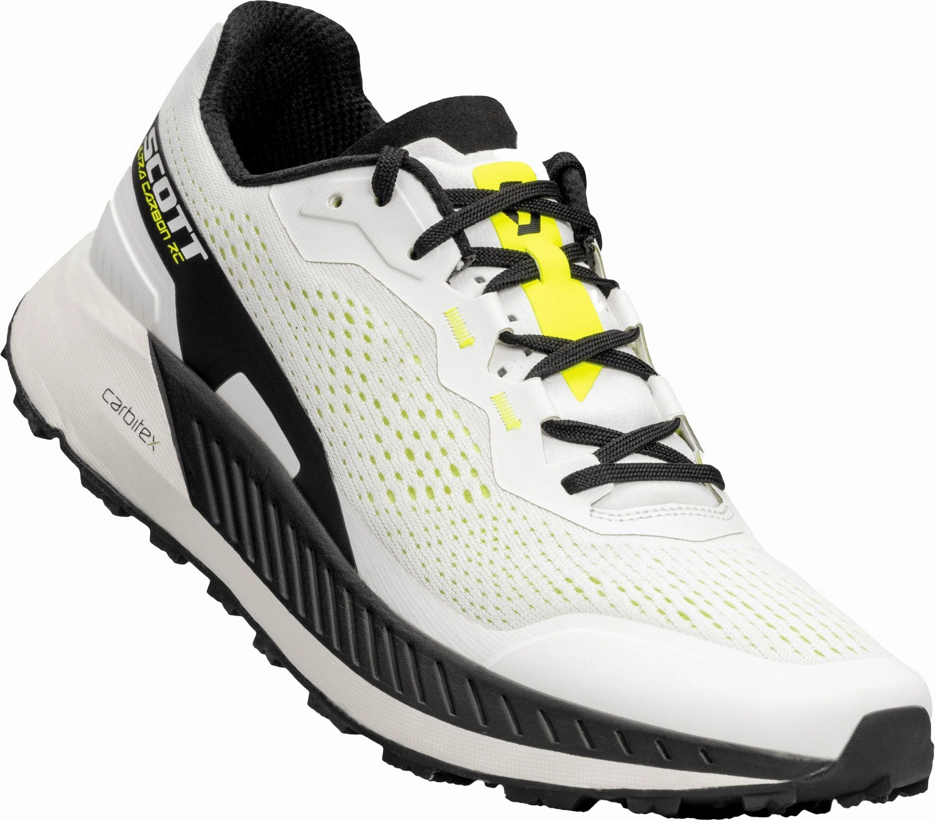 Scott Ultra Carbon RC Womens Trail Running Shoes - White Best Trail Running Shoes Technical Terrain