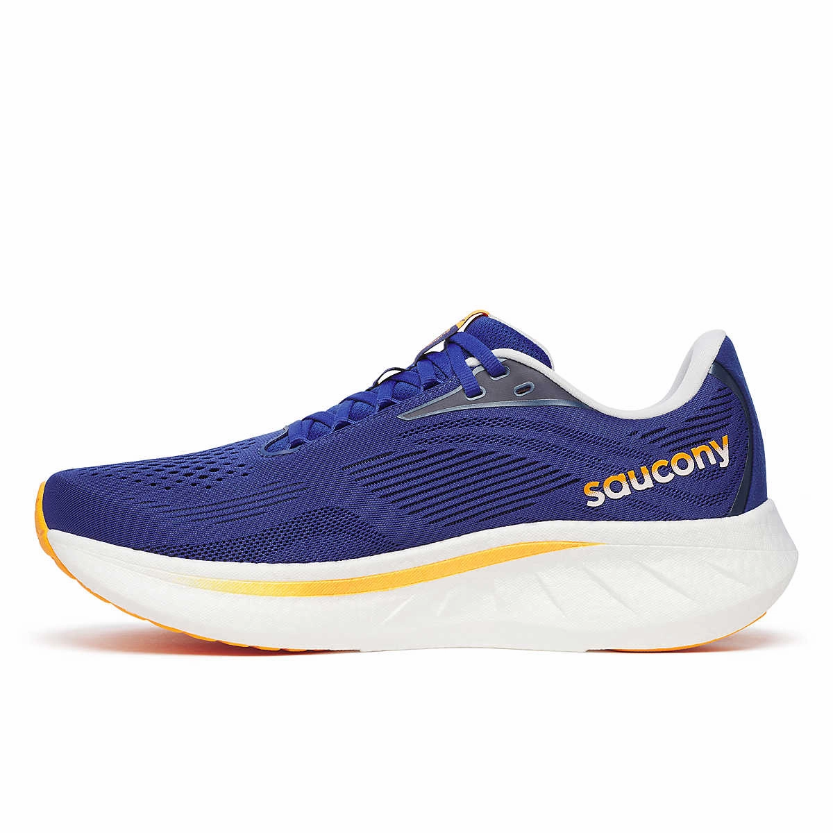 Sprint Training Shoes Saucony Men's Ride 18- Azurite/Peel (S21000-163)
