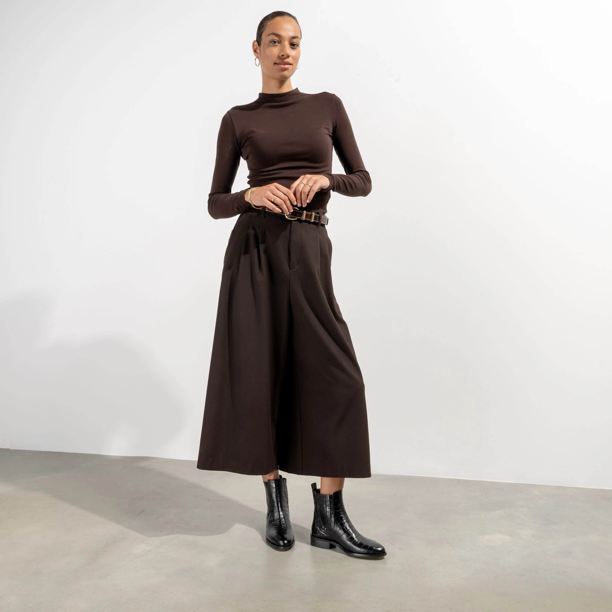 Vendme Chey Croco Black Calfskin Leather Chelsea Boots Aldo Chelsea Boots