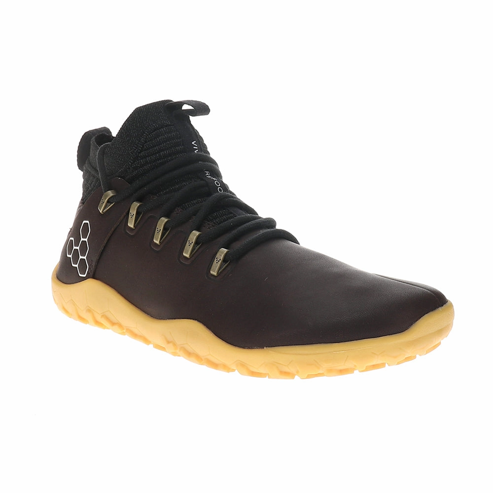 Magna Leather Firm Ground Round Toe Hiking Boots Mountain Peak Hiking Boots