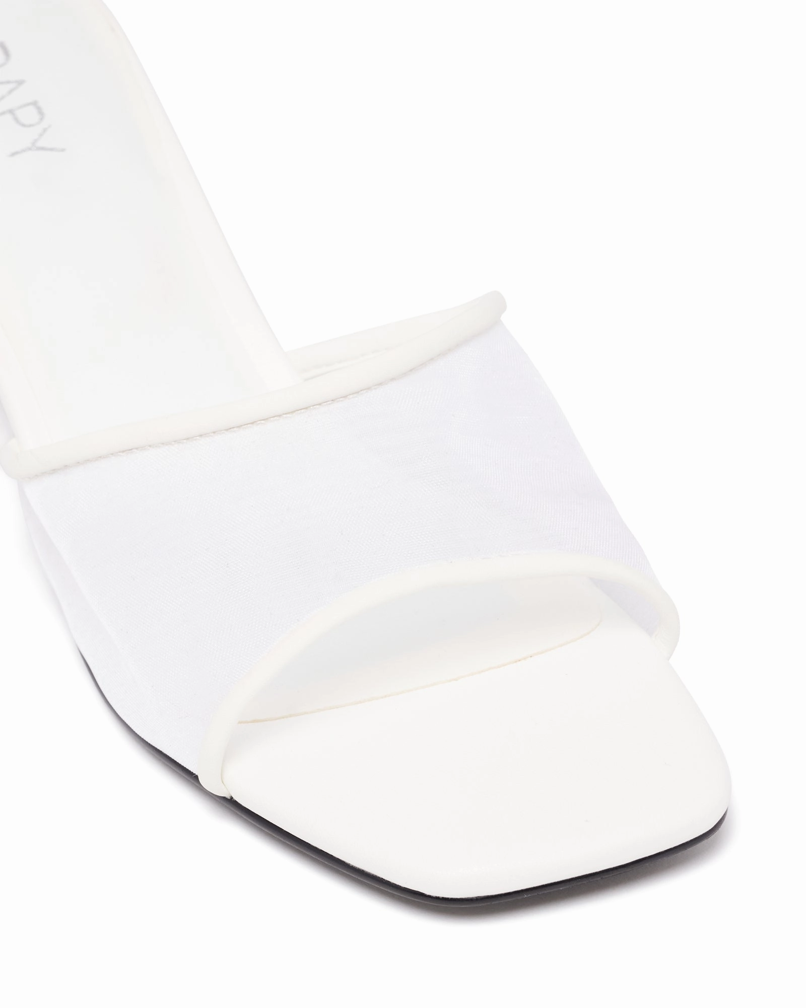 Lex Heel White Mesh 10 Dollar High Heels