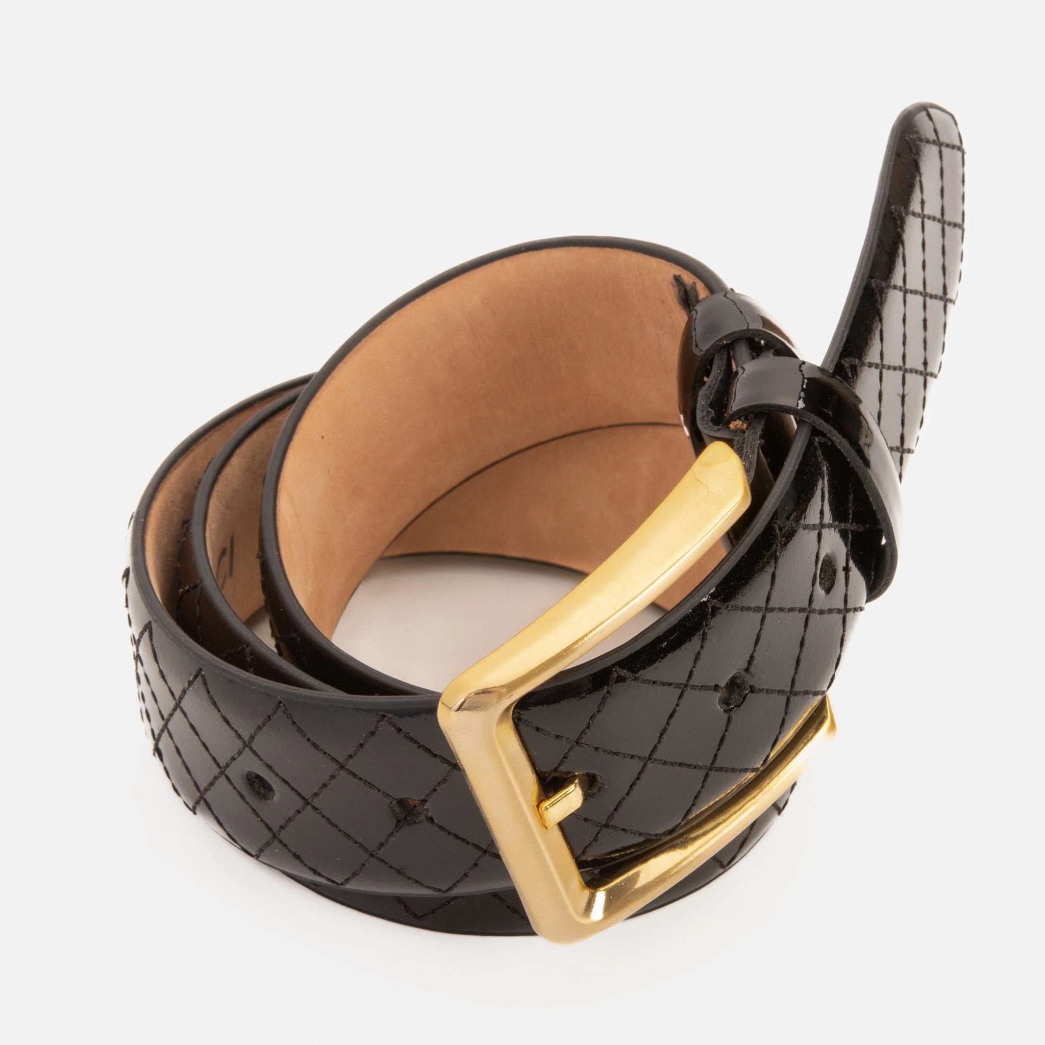 The Prestige Black Leather Belt Lace Up Ankle Boots