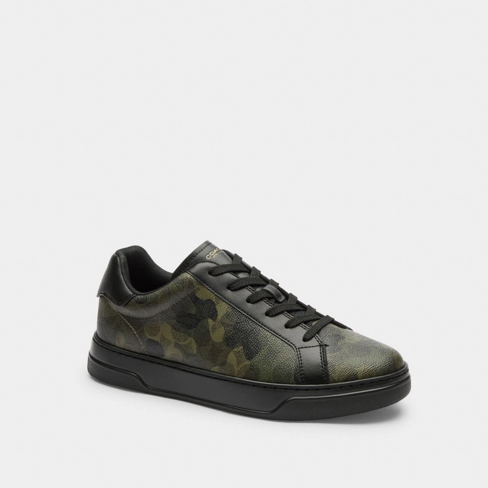Zegama Trail Running Shoes Coach High Line Sneaker In Signature Camo Print Camo