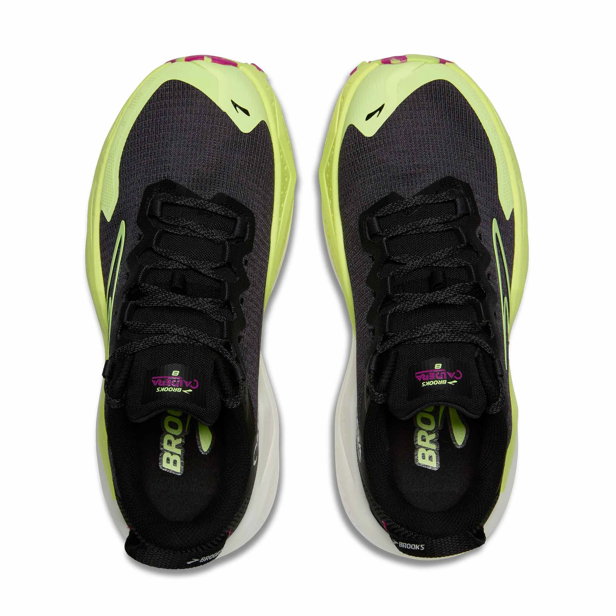 Best Trail Running Shoe 2019 Brooks | Women's Caldera 8 Running Shoes - Grey/Black/Lime