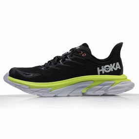 High Top Running Shoes Ankle Support Hoka One One Clifton Edge Men's Running Shoe - Anthracite/Evening Primrose