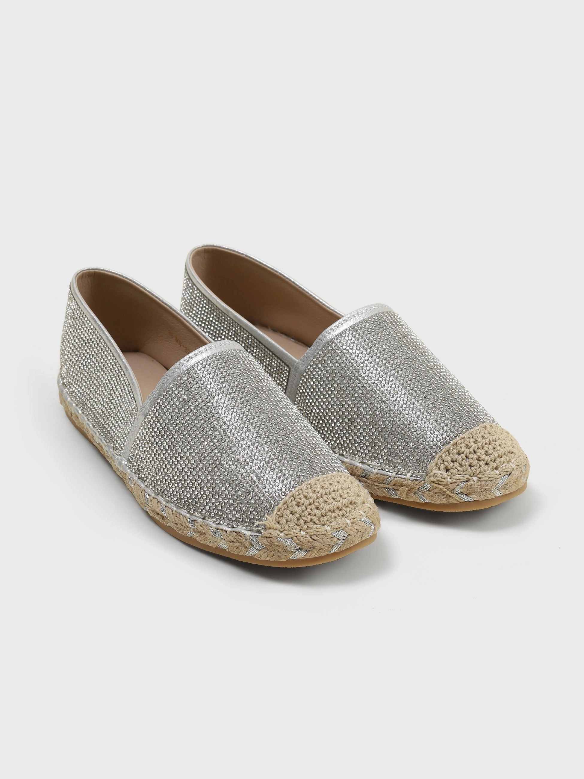 Serena Bling Jute Espadrilles Work Outfits With Loafers