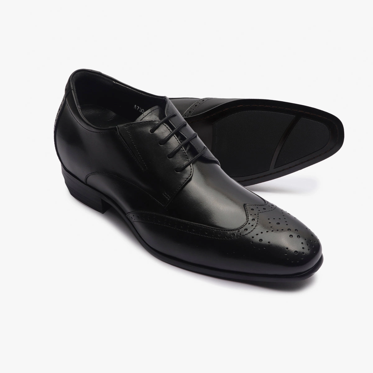 Polo Brogues Anders Premium Leather Insert Heel Brogues