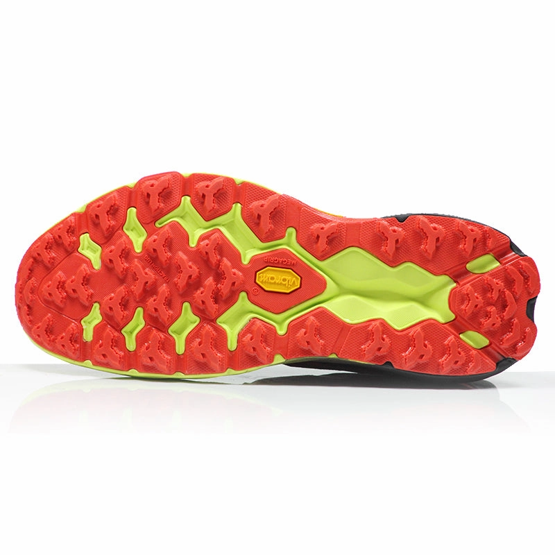 Hoka One One Speedgoat 5 Men's Trail Shoe - Thyme/Fiesta Trail Running Shoe That Drain Well