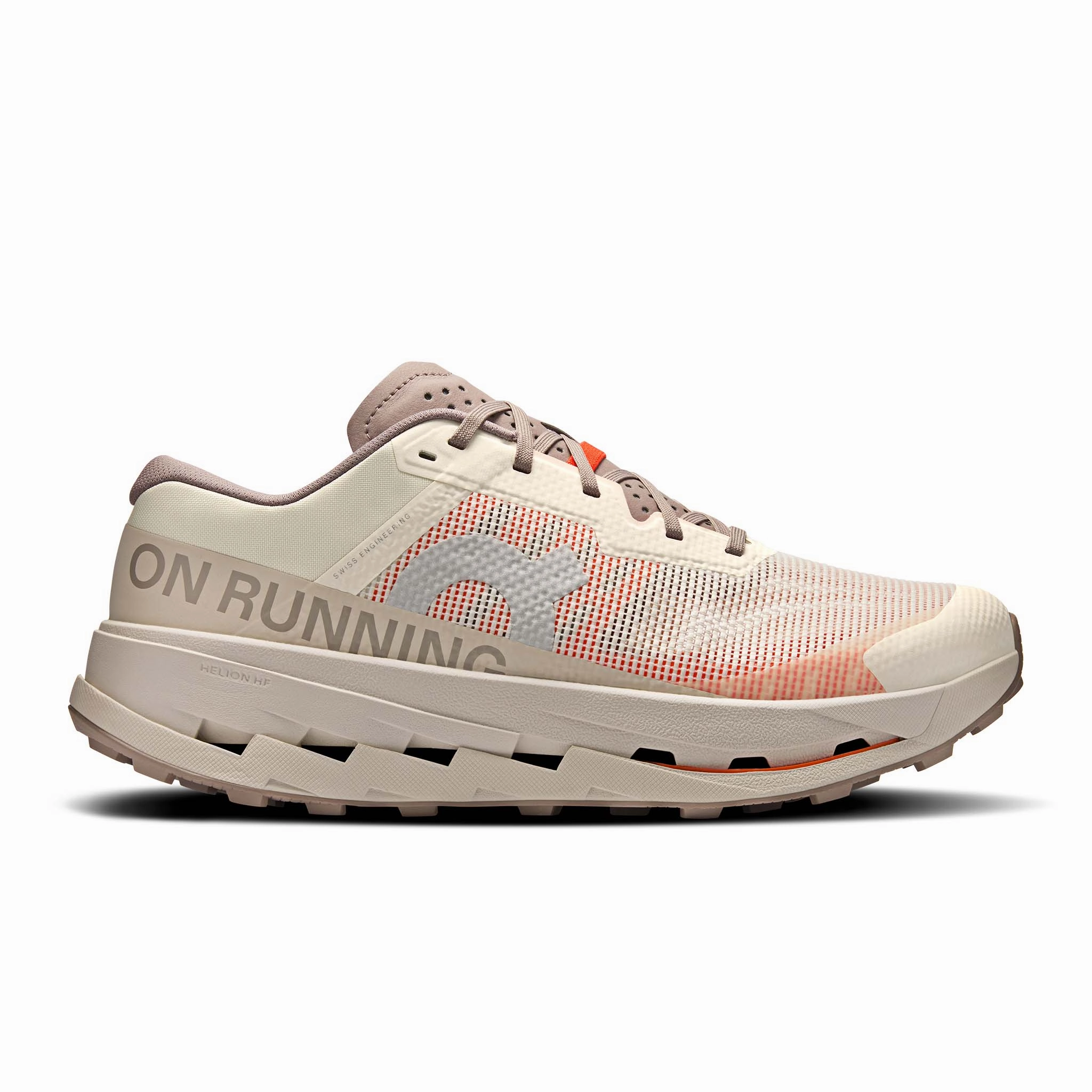 On | Men's Cloudultra 3 Running Shoes - Cinder/Pearl Trailing Shoe Slurry