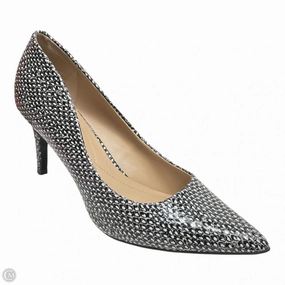 Shoes Heels Kitten By Alfani In Black & White, Size: 6.5 High Heels Leopard