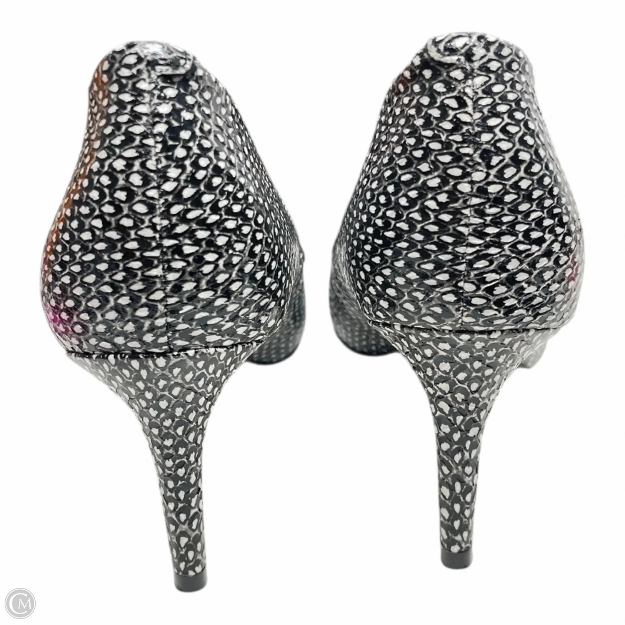 Extreme High Heels Shoes Heels Kitten By Alfani In Black & White, Size: 6.5