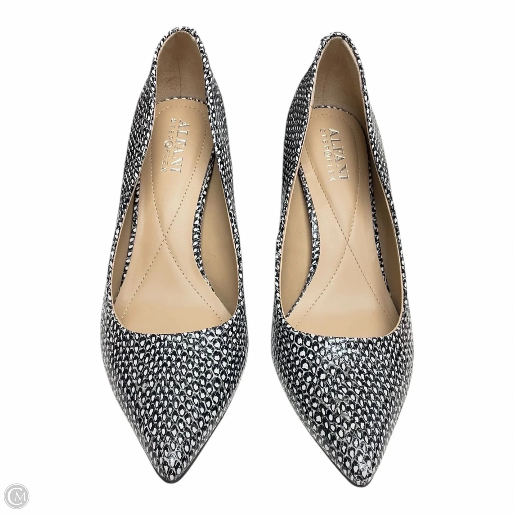 Shoes Heels Kitten By Alfani In Black & White, Size: 6.5 Missoni High Heels