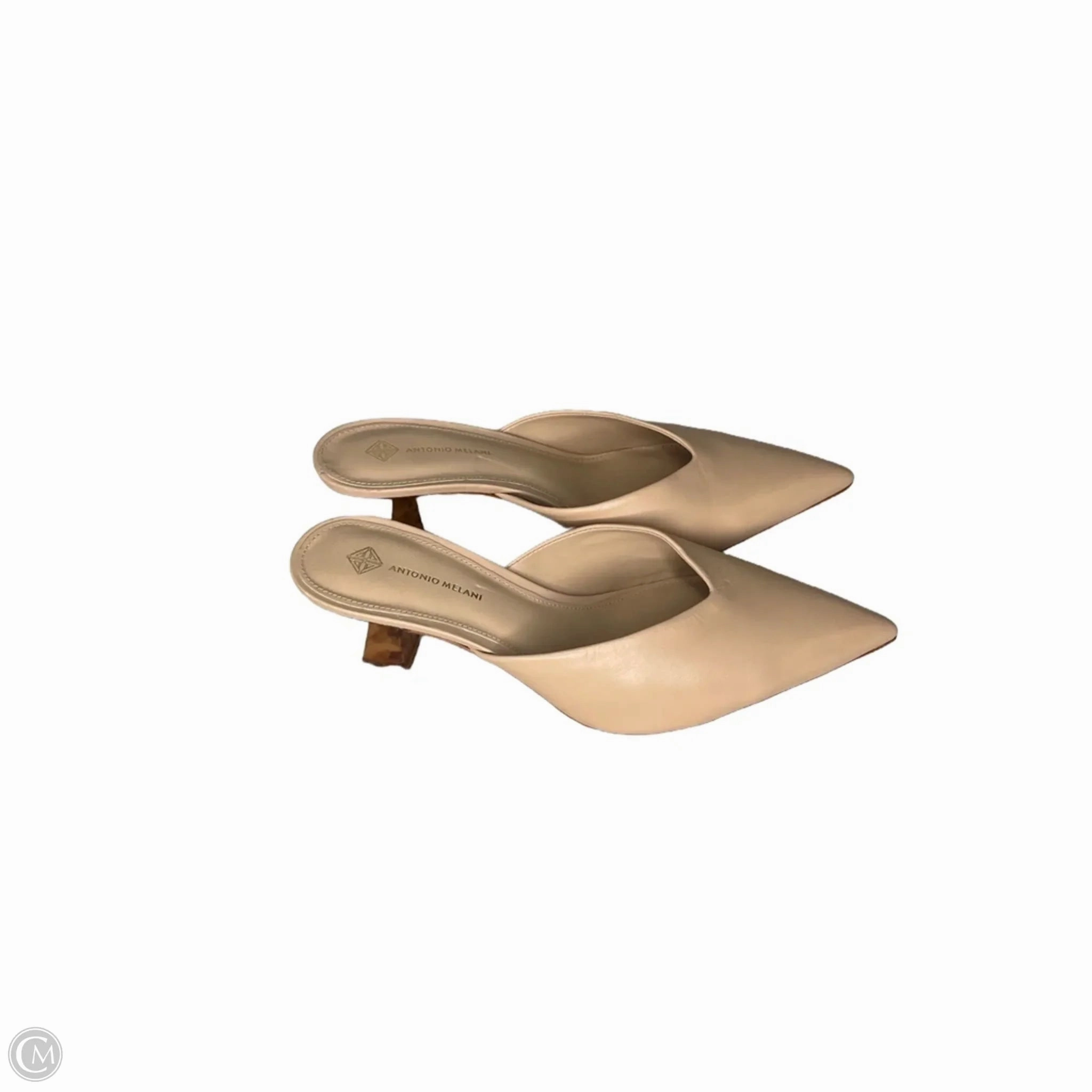 Shoes Heels Kitten By Antonio Melani In Beige, Size: 10 Trampling In Heels