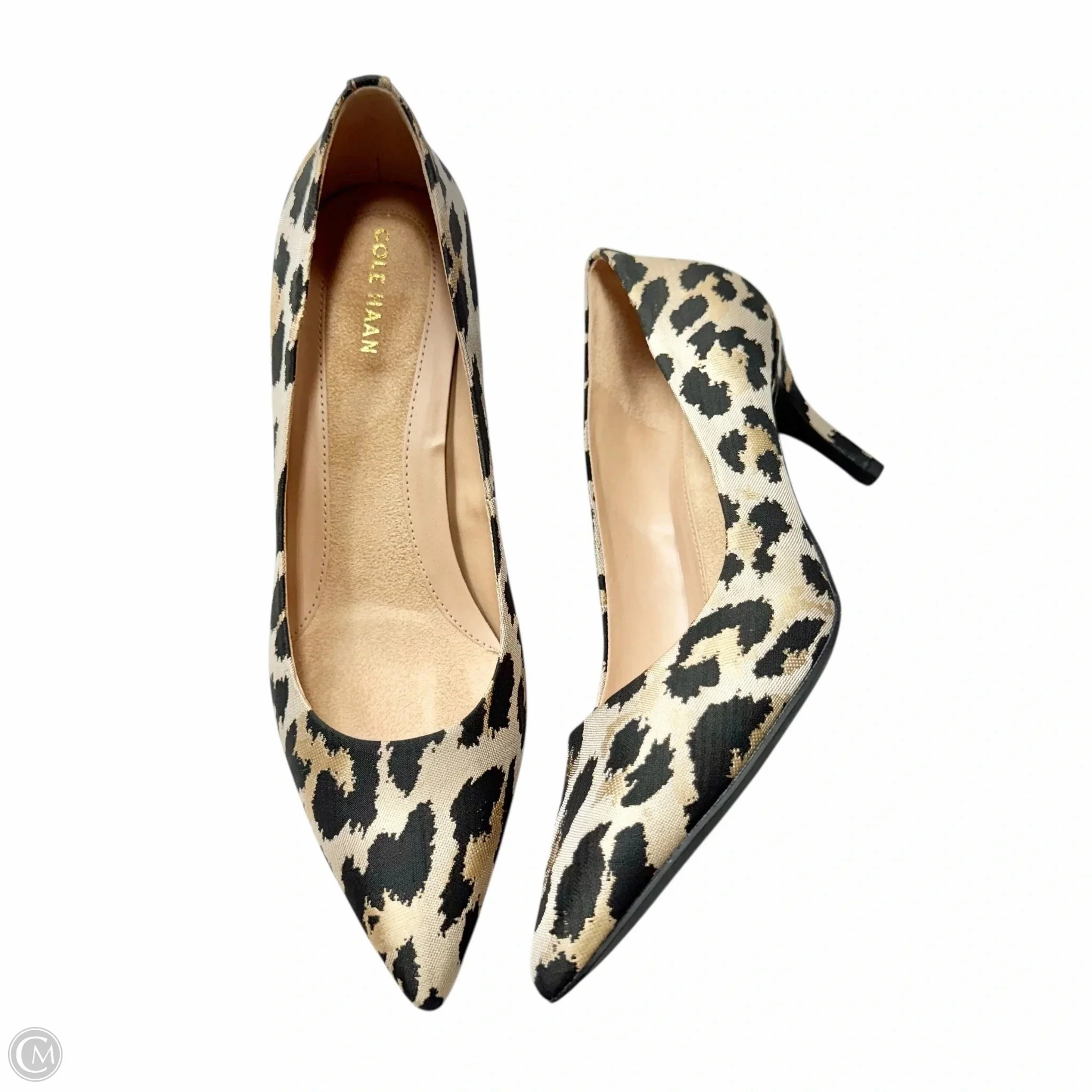 Shoes Heels Kitten By Cole-haan In Leopard Print, Size: 7 High Heels History
