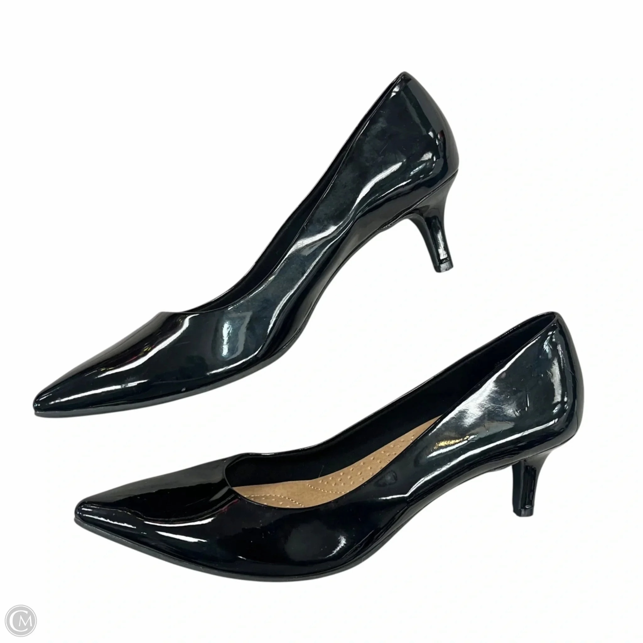 Shoes Heels Kitten By Dexflex In Black, Size: 9.5 Sexy Lady In High Heels