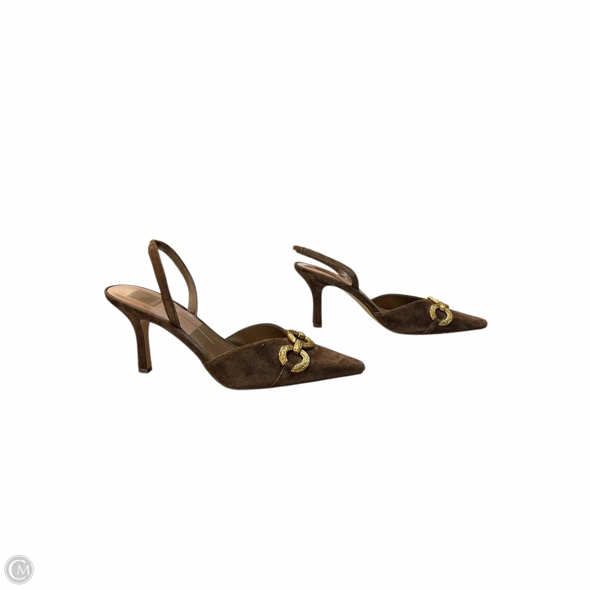 High Heels Treadmill Shoes Heels Kitten By Dolce Vita In Brown, Size: 8.5