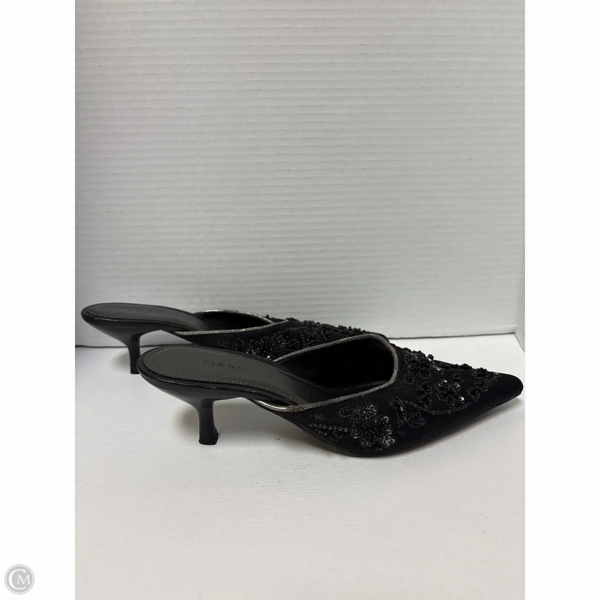 Clearance High Heels Shoes Heels Kitten By Fioni In Black, Size: 6