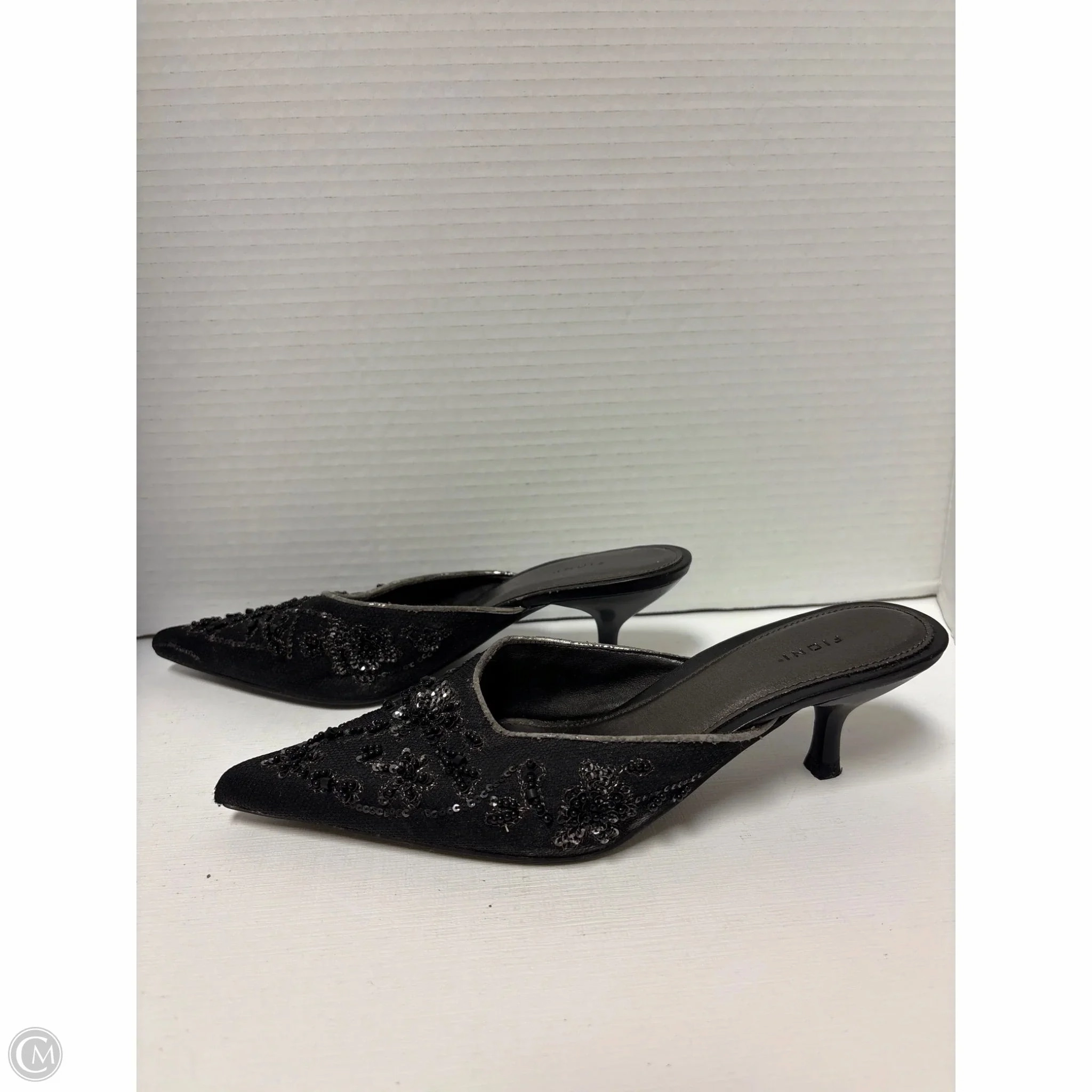 Shoes Heels Kitten By Fioni In Black, Size: 6 High Heel Shoes For Flat Feet