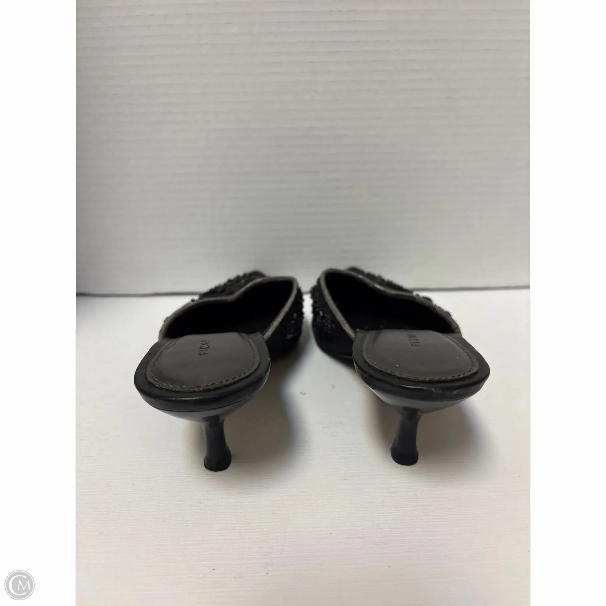 Socks High Heels Shoes Heels Kitten By Fioni In Black, Size: 6