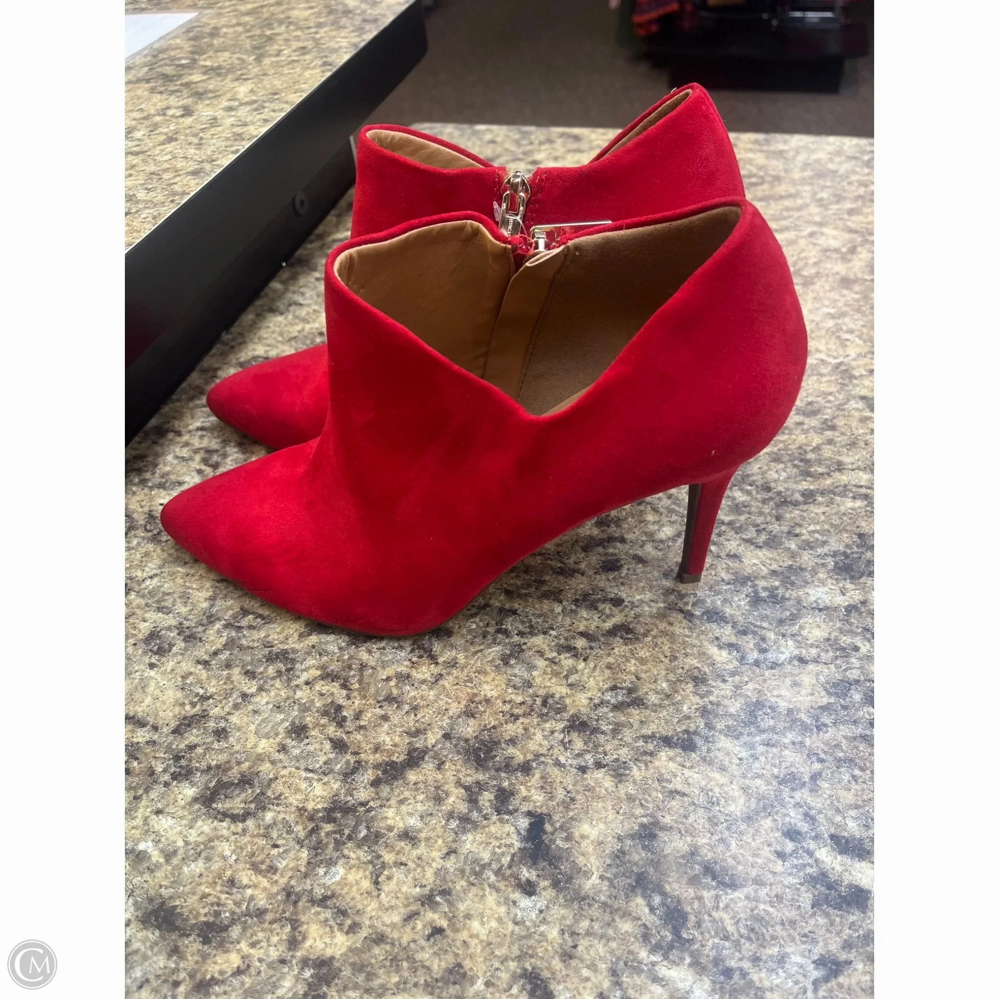 Shoes Heels Kitten By Jessica Simpson In Red, Size: 9.5 High Heel Drag Race