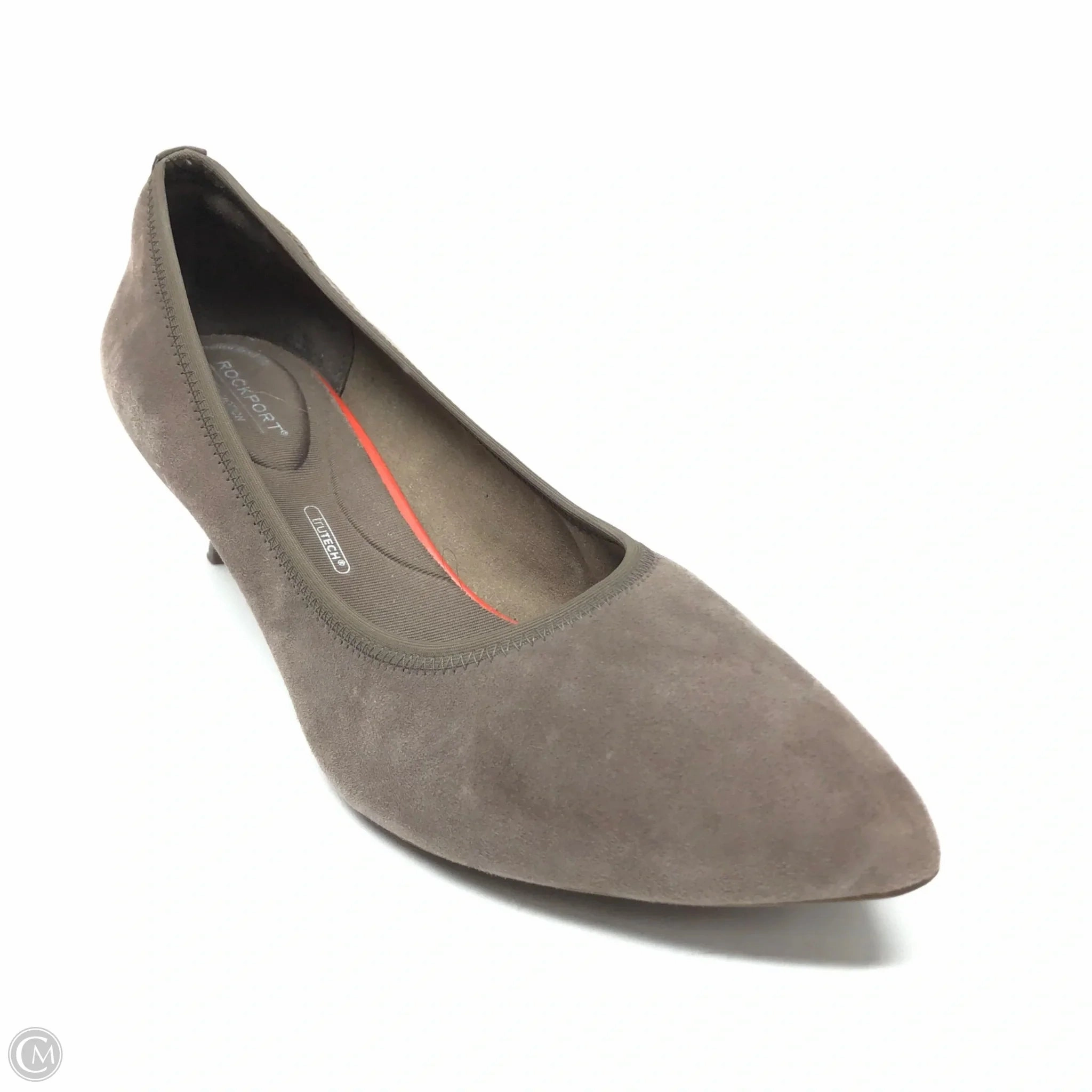 Shoes Heels Kitten By Rockport In Taupe, Size: 10 Foot High Heels