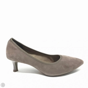 Shoes Heels Kitten By Rockport In Taupe, Size: 10 Tennis Shoe High Heels