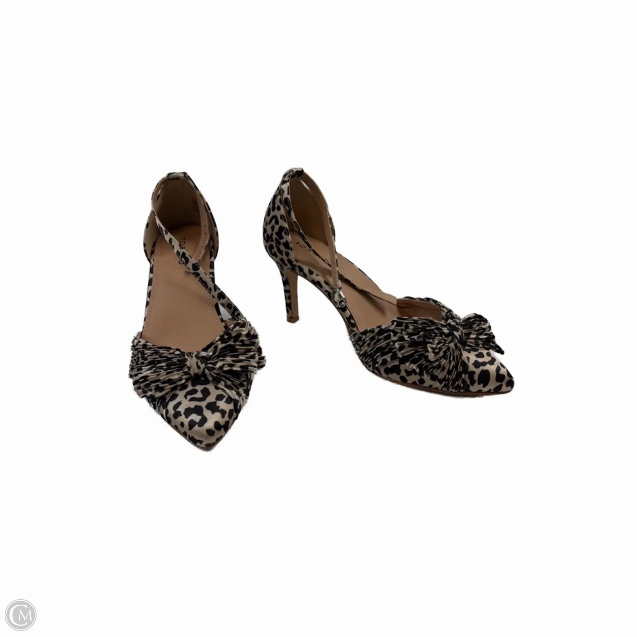 High Heels Ankle Boots Shoes Heels Kitten By Torrid In Animal Print, Size: 9.5