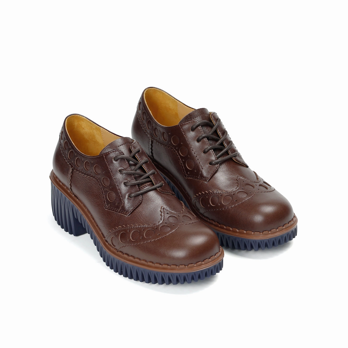 St. Hybrid Lite Wingtip Brogue Shoes PLITA WIND COFFEE