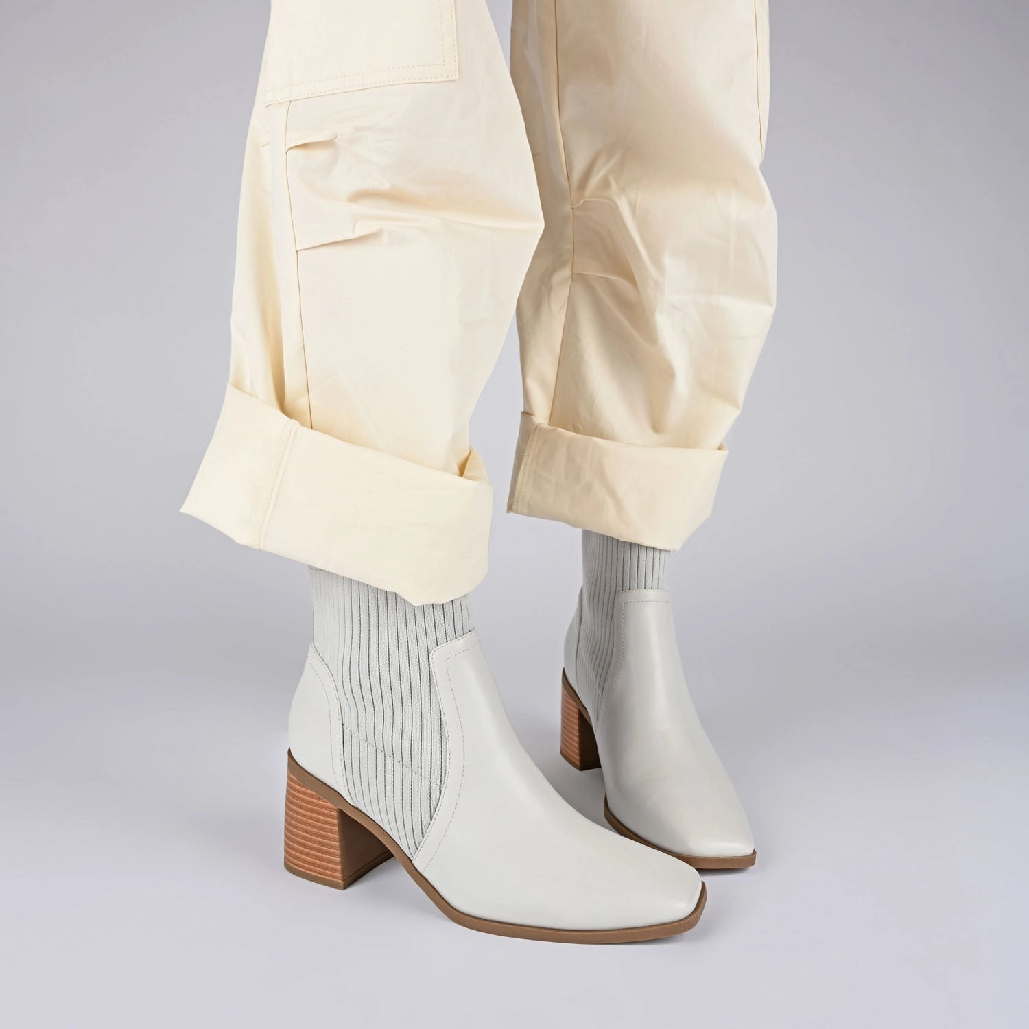 Knitted Chelsea Boots HARLOWE CHELSEA BOOTIES IN WIDE