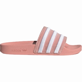 Adidas Women's Adilette Slides - Wonder Mauve / Cloud White Slippers Define