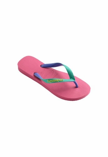 Difference Between Sandals And Flip Flops HAVAIANAS TOP MIX - CIBER PINK