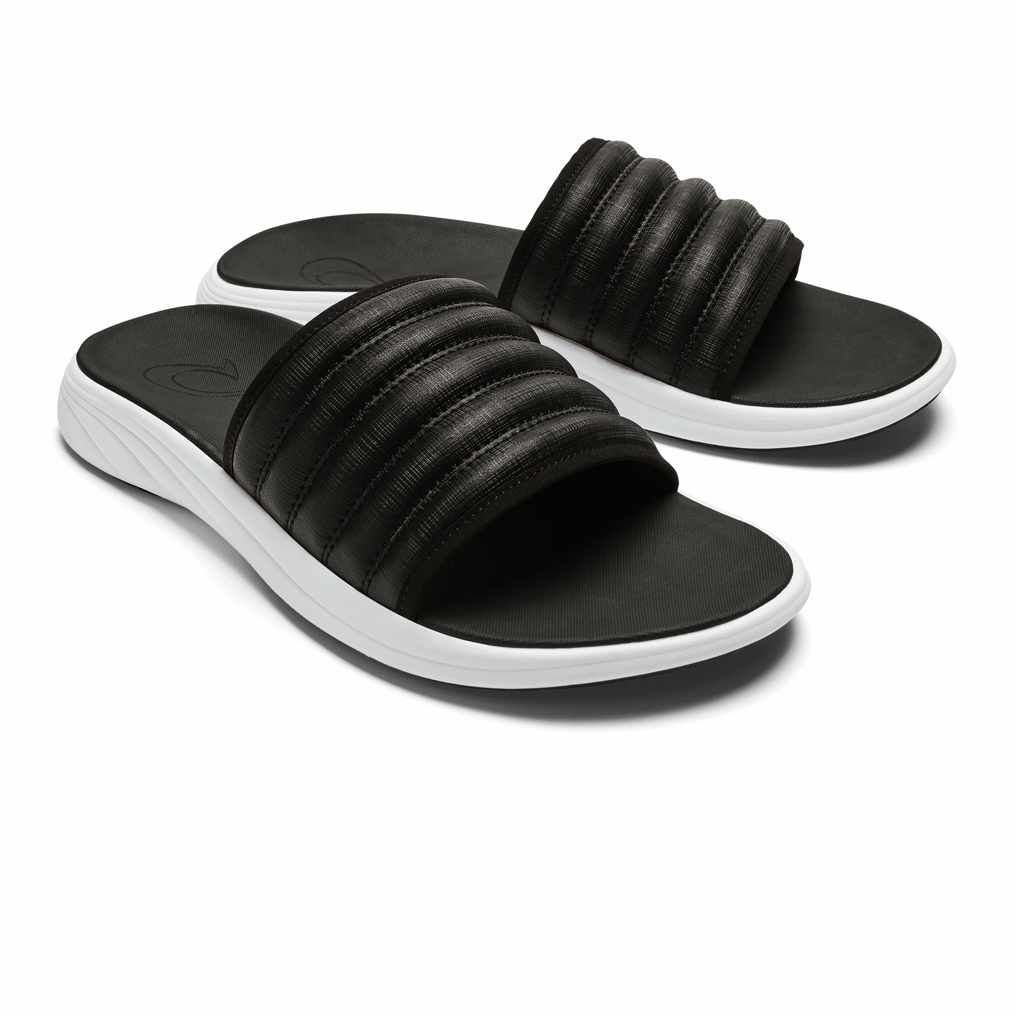 Komo Slide - Black Shark Slippers Crochet Free Pattern