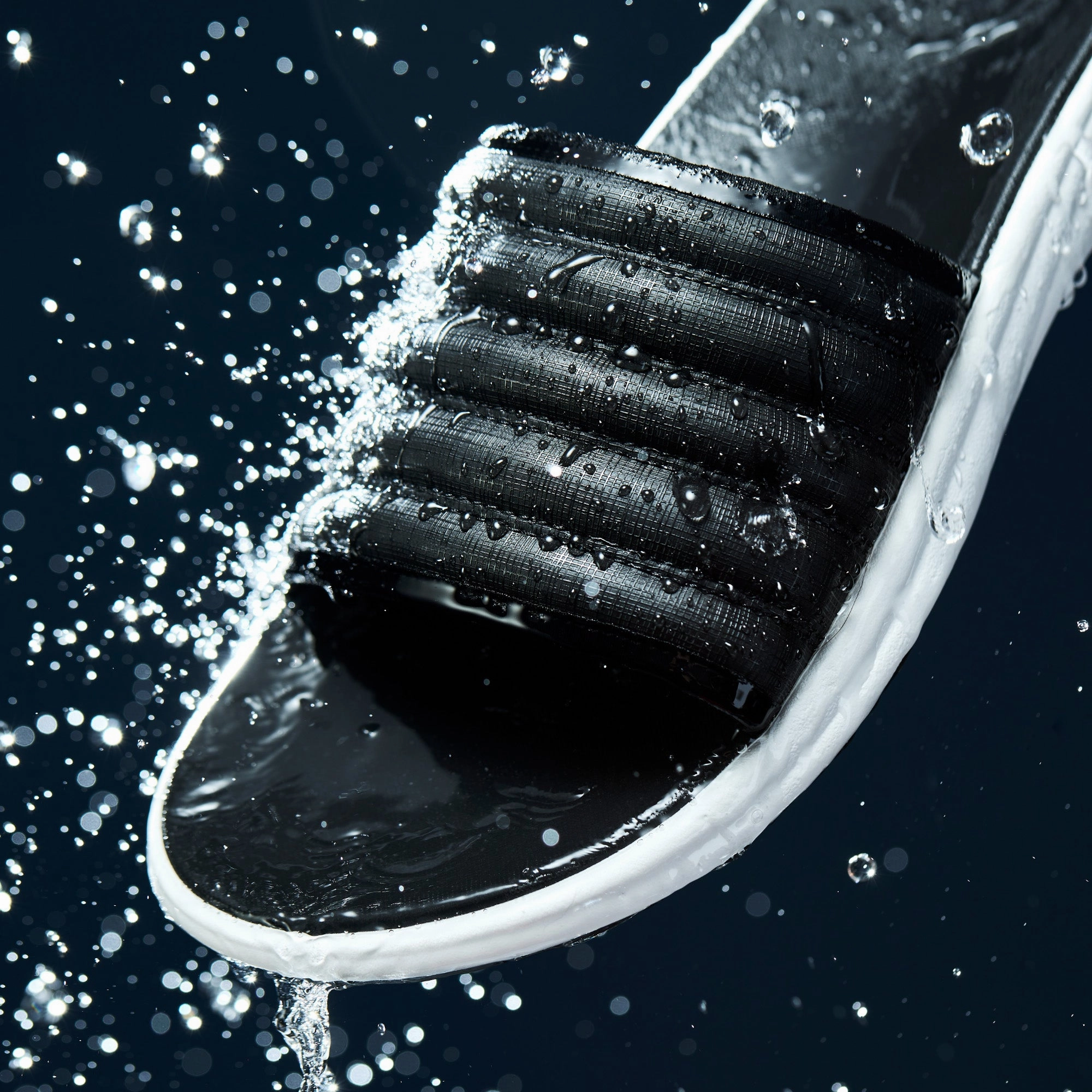 Komo Slide - Black Fuzzy Slippers Porn