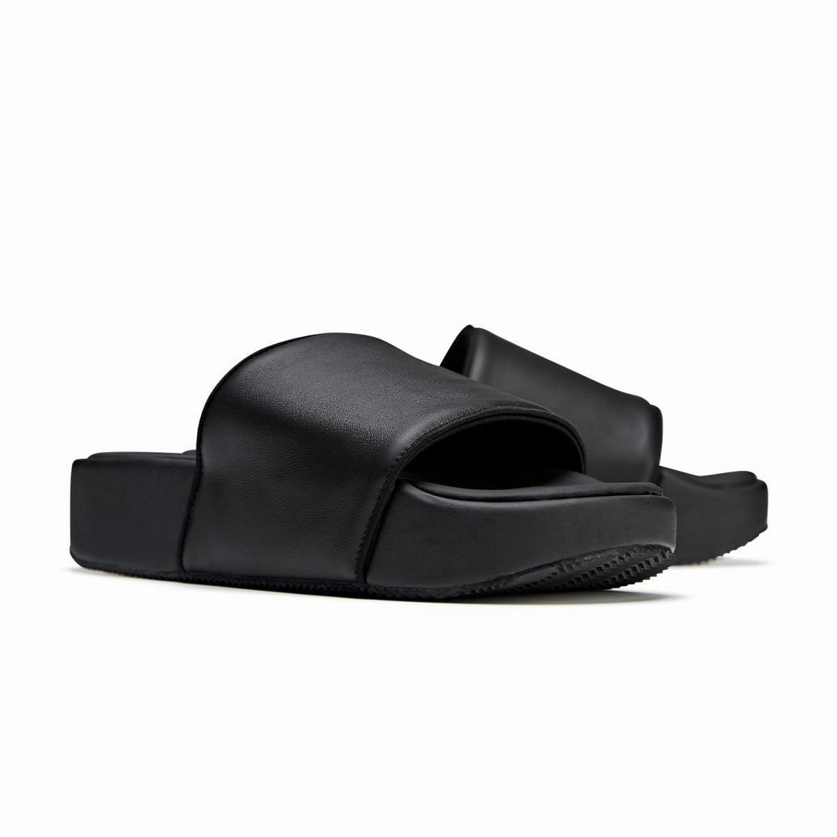 Slides 'Black' Sheepskin Fur Slippers