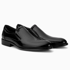Brio Classic Urban Gloss Loafer - Black Running Shoe Lace Up